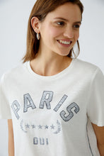 Load image into Gallery viewer, Oui &quot;Paris&quot; T-Shirt in Cloud
