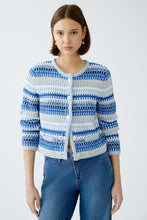 Load image into Gallery viewer, Oui Knitted Cardigan in Light Blue
