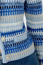 Load image into Gallery viewer, Oui Knitted Cardigan in Light Blue
