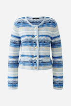 Load image into Gallery viewer, Oui Knitted Cardigan in Light Blue
