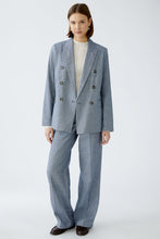 Load image into Gallery viewer, Oui Blazer in Blue White
