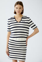 Load image into Gallery viewer, Oui Striped Polo in White/Blue
