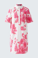 Load image into Gallery viewer, Oui Floral Print Shirt Dress in Pink/White
