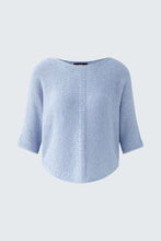 Load image into Gallery viewer, Oui Ribbon Yarn Top in Powder Blue
