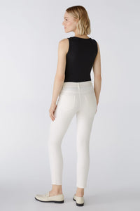 Oui Baxtor Cropped Jeans in Optic White