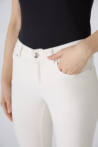 Oui Baxtor Cropped Jeans in Optic White