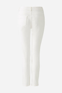 Oui Baxtor Cropped Jeans in Optic White