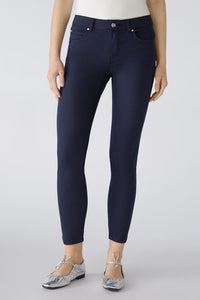 Oui Baxtor Cropped Jeans in Navy