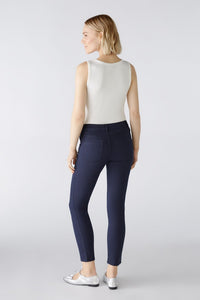 Oui Baxtor Cropped Jeans in Navy