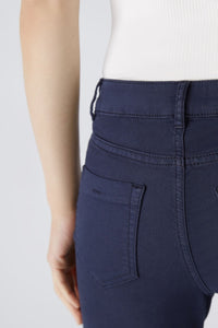 Oui Baxtor Cropped Jeans in Navy