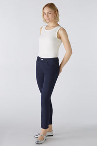 Oui Baxtor Cropped Jeans in Navy