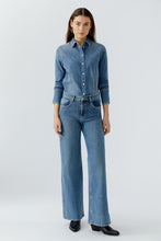 Load image into Gallery viewer, Oui Denim Shirt in Blue
