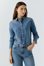 Load image into Gallery viewer, Oui Denim Shirt in Blue
