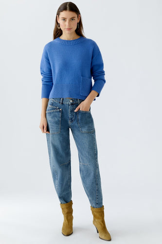 Oui Sweater in Blue
