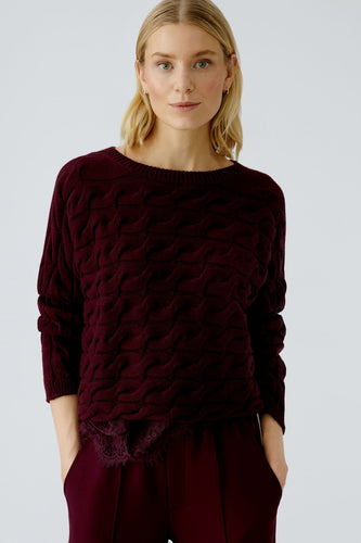 Oui Sirah Sweater in Bramble Berry