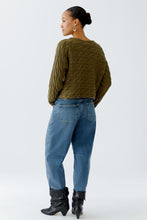 Load image into Gallery viewer, Oui Sirah Cotton Blend Sweater in Burnt Olive
