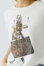 Load image into Gallery viewer, Oui Graphic T-Shirt in Cloud Dancer
