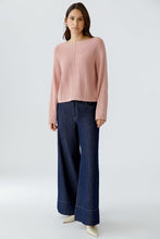 Load image into Gallery viewer, Oui Ribbon Yarn Sweater in Dusty Rose
