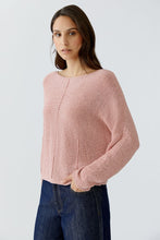 Load image into Gallery viewer, Oui Ribbon Yarn Sweater in Dusty Rose
