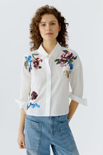 Load image into Gallery viewer, Oui Blouse with Floral Sequins
