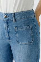 Load image into Gallery viewer, Oui Patch Pocket Jeans in Blue
