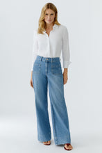 Load image into Gallery viewer, Oui Patch Pocket Jeans in Blue

