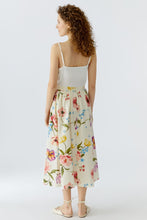 Load image into Gallery viewer, Oui Printed Floral Midi Skirt
