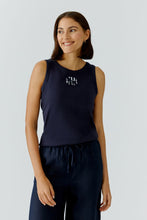 Load image into Gallery viewer, Oui Tank in Navy
