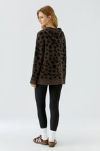 Load image into Gallery viewer, Oui Jacquard Animal Hoodie Sweater
