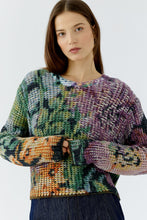 Load image into Gallery viewer, Oui Multi Print Sweater
