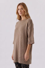 Load image into Gallery viewer, Oui Tunic Sweater in Taupe Melange

