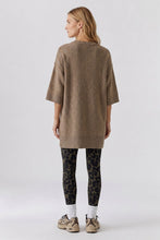 Load image into Gallery viewer, Oui Tunic Sweater in Taupe Melange
