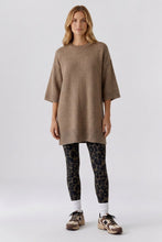 Load image into Gallery viewer, Oui Tunic Sweater in Taupe Melange
