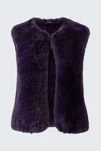 Load image into Gallery viewer, Oui Faux Fur Vest in Mysterioso
