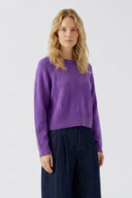 Load image into Gallery viewer, Oui Raglan Sleeve Sweater in Amaranth Purple
