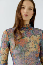 Load image into Gallery viewer, Oui Printed Mesh Top in Lilac Yellow
