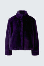 Load image into Gallery viewer, Oui Faux Fur Jacket in Mysterioso
