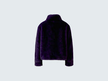 Load image into Gallery viewer, Oui Faux Fur Jacket in Mysterioso
