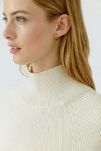Load image into Gallery viewer, Oui Rib Knit Sweater in Off White
