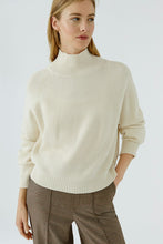 Load image into Gallery viewer, Oui Rib Knit Sweater in Off White

