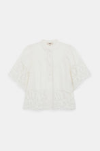Load image into Gallery viewer, Suncoo Linda Poplin Blouse in White
