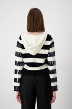 Load image into Gallery viewer, Monari Striped Sweater in Black/White
