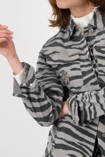 Load image into Gallery viewer, Monari Zebra Print Jacket
