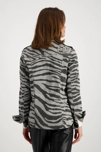 Monari Zebra Print Jacket