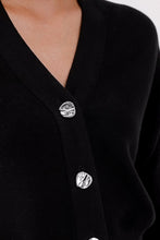 Load image into Gallery viewer, Monari Cotton Cardigan in Black
