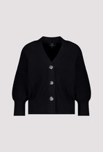 Load image into Gallery viewer, Monari Cotton Cardigan in Black
