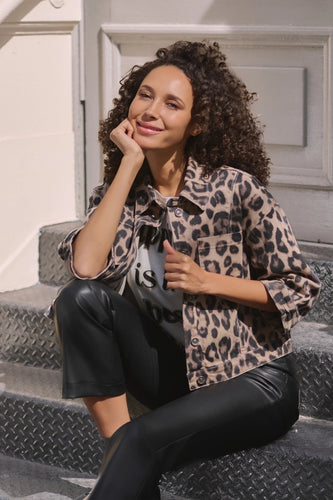 Monari Leopard Print Jacket