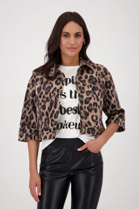 Monari Leopard Print Jacket