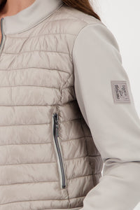 Monari Neoprene Jacket in Greige