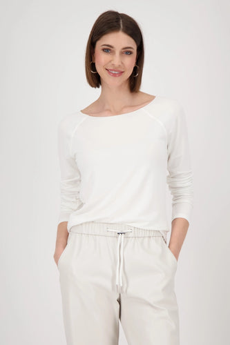 Monari Long Sleeve Top in Off White
